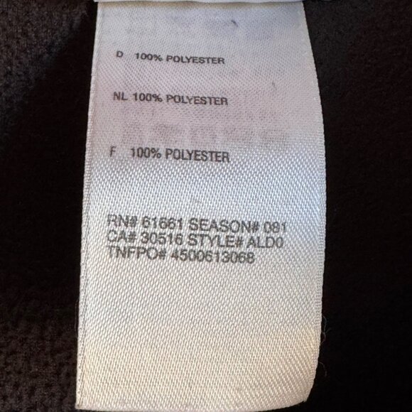 The North Face Mens XL Black 1/4 Zip Pullover Fleece Jacket Athletic - Picture 3 of 8